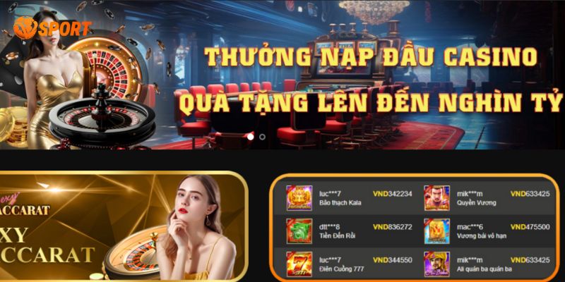 Sòng bạc trực tuyến Casino Vsport