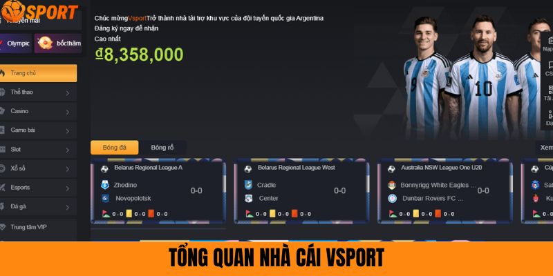 Tổng quan nhà cái vsport